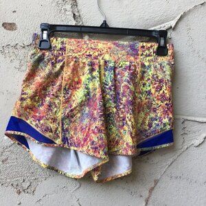 NEW NWT RARE Lululemon Seawheeze Hotty Hot Shorts Woodland Sprint Multi …